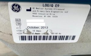 2013 GE Logiq E9 Ultrasound Machine6