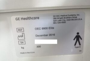 2016 GE OEC 9900 Super C C-Arm Machine5